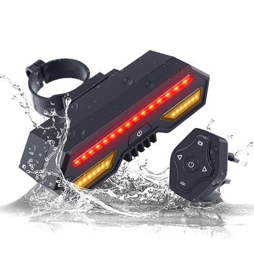 Feu Arrière De Vélo À Led Rechargeable Par Usb, Signalisation De Sécurité Pour La Nuit