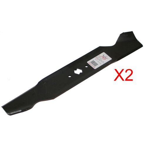 Kit 2 Lames standards tondeuses autoportées MTD 942-0610 49 cm
