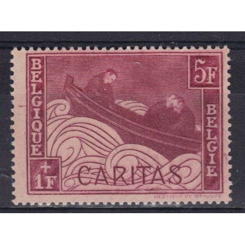 Belgique 1927 : Au Profit Des Tuberculeux Et Blessés De Guerre - Timbre 5 F. 75. + 1 F.  Lilas Neuf * Cote 4,50 