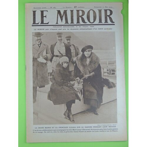 Le Miroir   285 Dimanche 11 Mai 1919