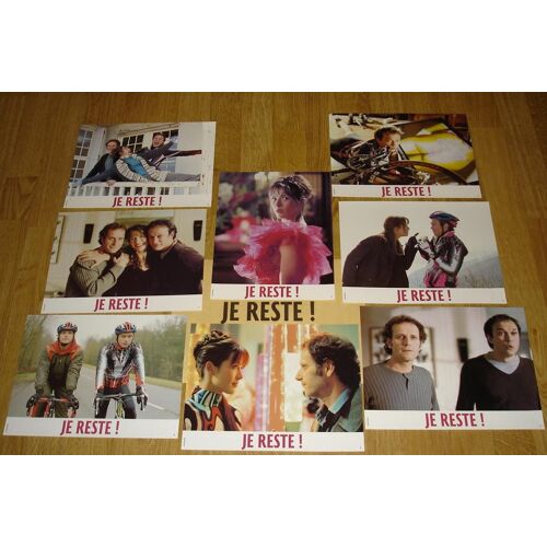Je Reste ! - Jeu De 8 Photos D'exploitation Cinématographique Originale - Format 21x28 Cm - Un Film De Diane Kurys Avec Sophie Marceau, Vincent Perez, Charles Berling, Sasha Alliel, Colette Maire