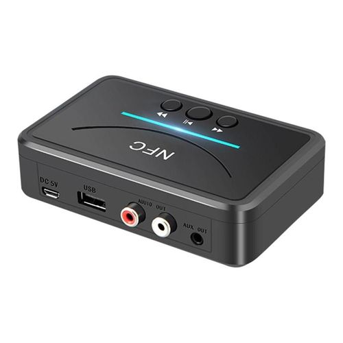 Récepteur Audio Aptx 3.5mm, Adaptateur De Musique Sans Fil, Bluetooth, Dongle Avec Micro, Nfc, Pour La Télévision De Voiture, Marche/Arrêt Automatique