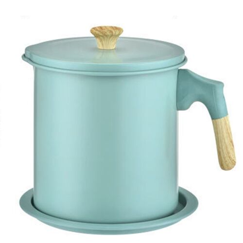 Bouteille Avec Filtre À Huile En Acier Inoxydable 1,4 L, Stockage D'huile De Cuisine, Récipient Avec Un Plateau De Dessous De Verre Amovible, Garde-Graisse