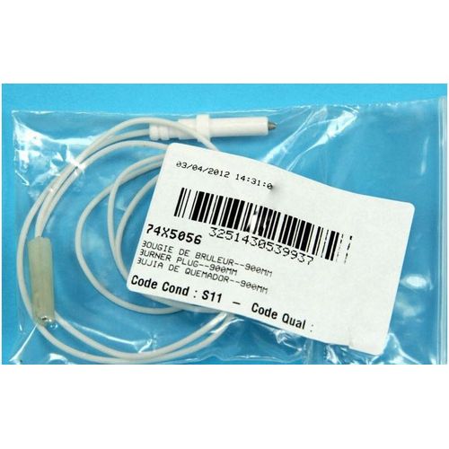 74X5056. BOUGIE DE BRULEUR 900 M/M BRANDT