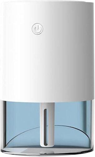 350ML Humidifier USB Desktop Humidifier Car Humidifier Vertically Inclined Dual-Angle Cool Mist Humidifier with Colorful Night Light, for Home Office