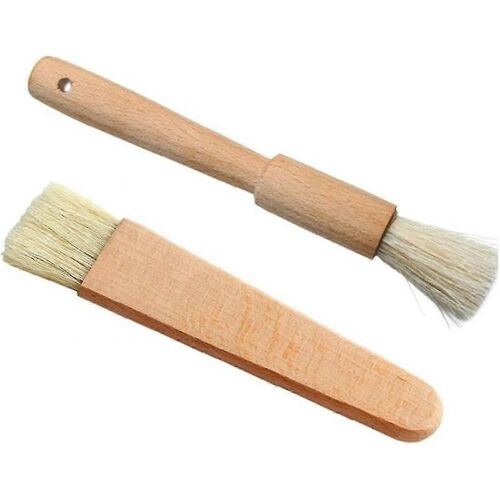 Nouveau Bois Huile Brosse Brosse Manche Grill Beurre Cuisine Pâtisserie Brosse Cuisson Miel Sauce Brosse Ustensiles De Cuisson