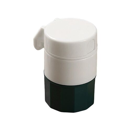 Pill Container Compartment Buckle Design Good Sealing Portable Multi-Layers Grinder Splitter Tablet 