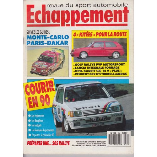 Echappement Janvier 1990 N° 255