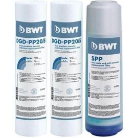 BWT Pack de 3 cartouches de remplacement anti-impuretés. antitartre et anticorrosion