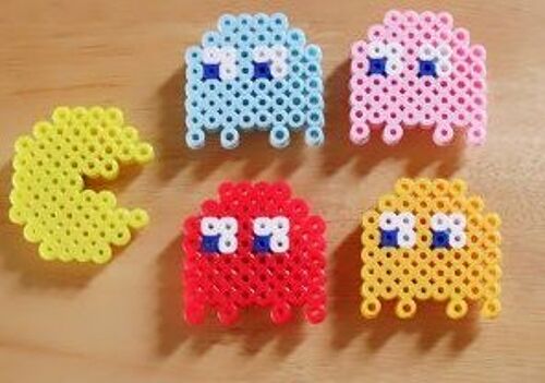 Pac Man Et Les Fantomes Perler/Hama