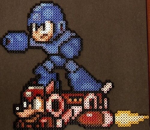 Megaman Et Rush Perler/Hama