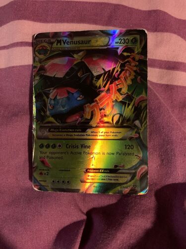 Carte Pokemon Ultra Rare Mega Venusaur Ex Holo Edition 6 De 2014 2/146* = Florizar Francais