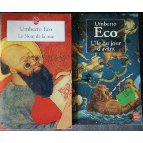 Umberto Eco, Le Nom De La Rose + L'île Du Jour D'avant