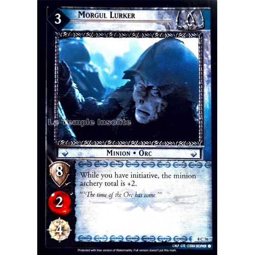 Carte Le Seigneur Des Anneaux : Siege Of Gondor - Morgul Lurker 8 C 76
