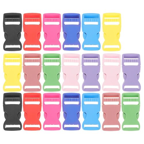 10 Pairs Side Release Buckles Detachable Plastic Buckle Clips Backpack Belt Replacement Buckle