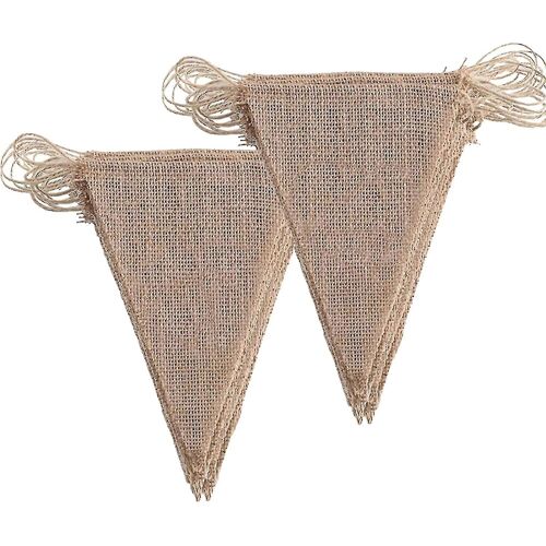 Vintage Pennant Chain 2 Pcs Banner 26 Pcs Triangular Flags
