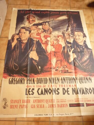 Ancienne Affiche Cinema Les Canons De Navarone