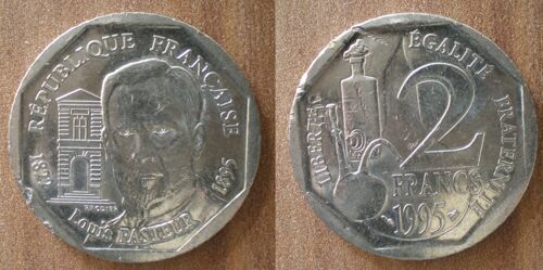 France 2 Francs 1995 Piece Franc Louis Pasteur Piece