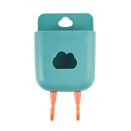 Storage Box Wall Mounted Detachable Plastic Remote Control Organizer Rack For Home