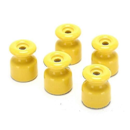 5pcs / Lot Isolant En Porcelaine Pour Isolateurs En Céramique De Câblage Mural