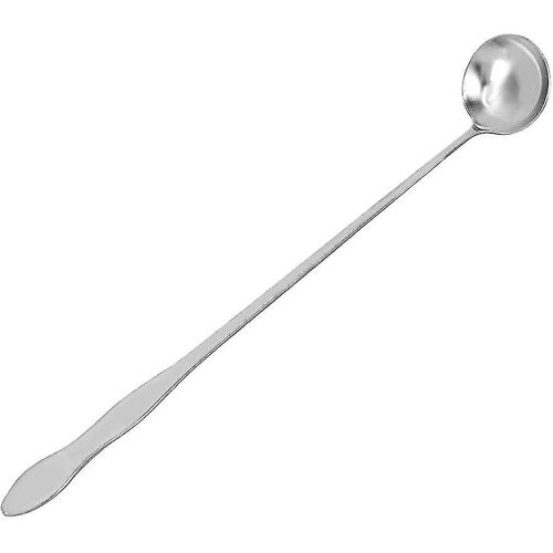 Long Handle Ice Tea Spoon,Stainless Steel For Mixing,Coffee, Milkshake, Cold Drink(Round Spoon)