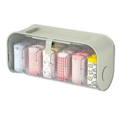 Wall-mounted Underwear Storage Box Transparent Design Dust-proof Socks Bra Storage Container Case