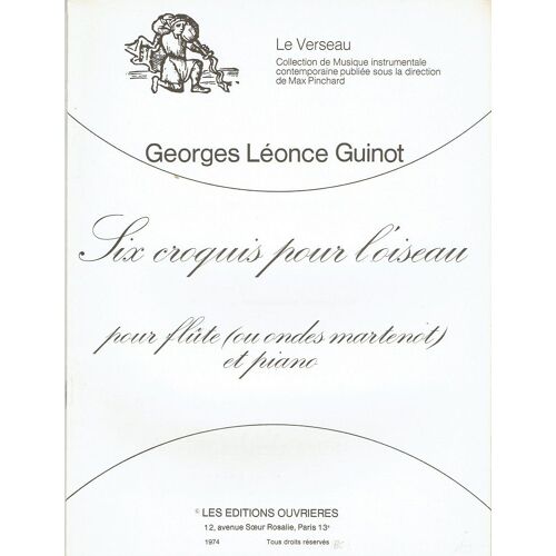 Georges-Leonce Guinot: 6 Croquis Pour Loiseau / Conducteur