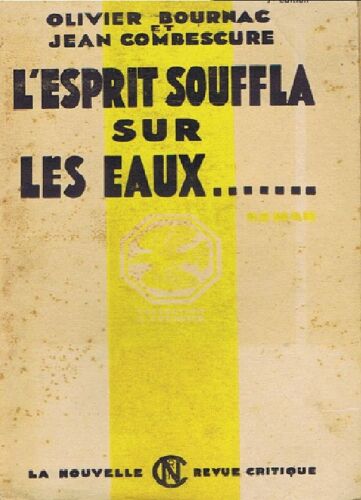 L'esprit Souffla Sur Les Eaux.  Roman
