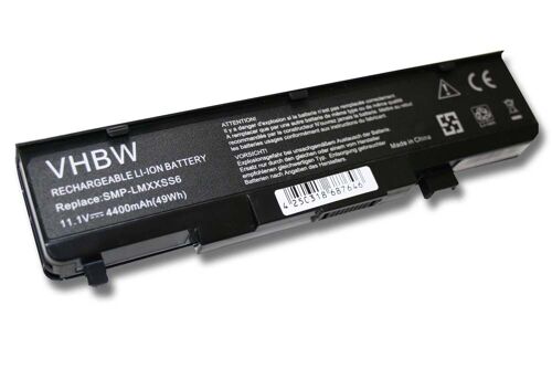 vhbw 1x Batterie remplacement pour Fujitsu-Siemens DPK-LMXXSS3, S26391-F6120-L450, DPK-LMXXSS6 pour ordinateur portable (4400mAh, 11,1V, Li-ion)