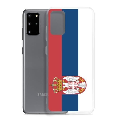 Coque Téléphone Drapeau De La Serbie Samsung Galaxy S21 Ultra