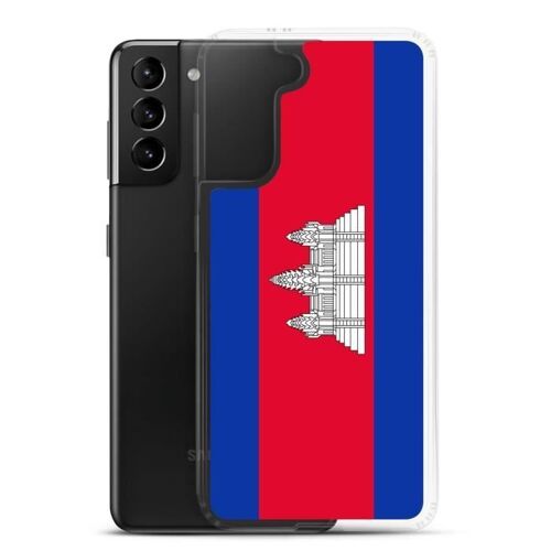 Coque Téléphone Drapeau Du Cambodge Samsung Galaxy S23 Ultr