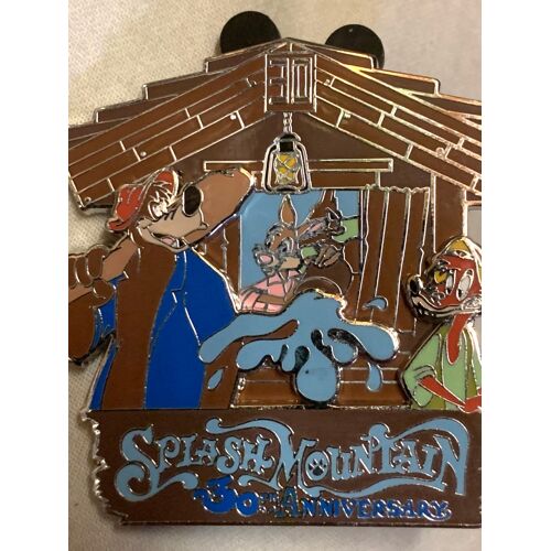 Pin Pins Disney Splash Mountain Le1500 30 30th Anniversary Anniversaire Disneyland Walt Disney World Song Of The South Brer Rabbit Bear Fox Edition Limitée Park Mickey