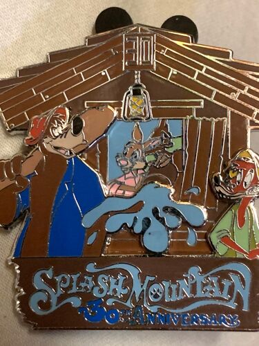 Pin Pins Disney Splash Mountain Le1500 30 30th Anniversary Anniversaire Disneyland Walt Disney World Song Of The South Brer Rabbit Bear Fox Edition Limitée Park Mickey