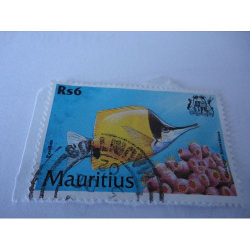Timbre Mauritius Rs6