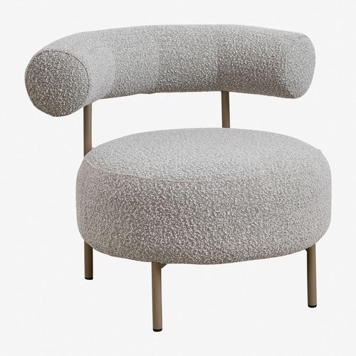 Fauteuil Arieta En Tissu Bouclé