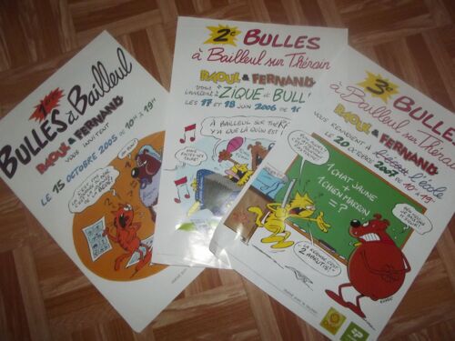 Affiches Festival Bd Erroc