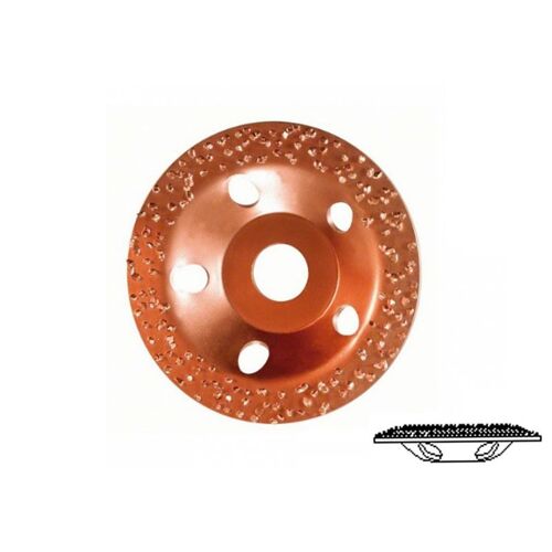 1 meule assiette au carbure sur surface bombée Ø115mm Grain gros BOSCH 2608600178