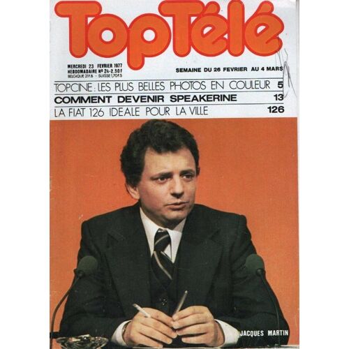 Top Tele 24 1977 Jacques Martin/Martin Carol/Debout/Roussos