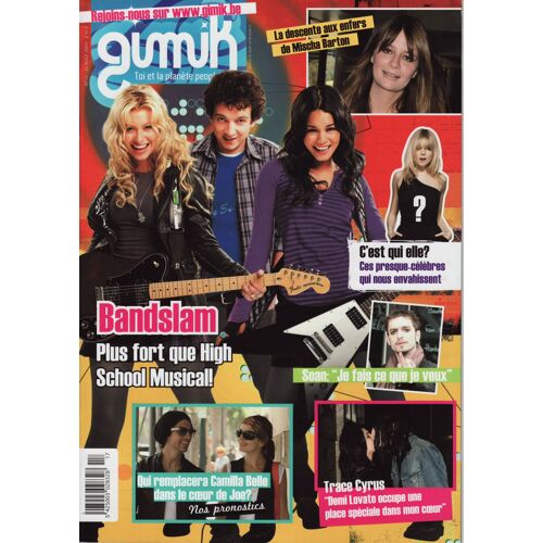 Gimik (Edition Belgique) / 26-08-2009 N°17 : River Phoenix (2p) - Soan (2p) - Vanessa Hudgens (1p)