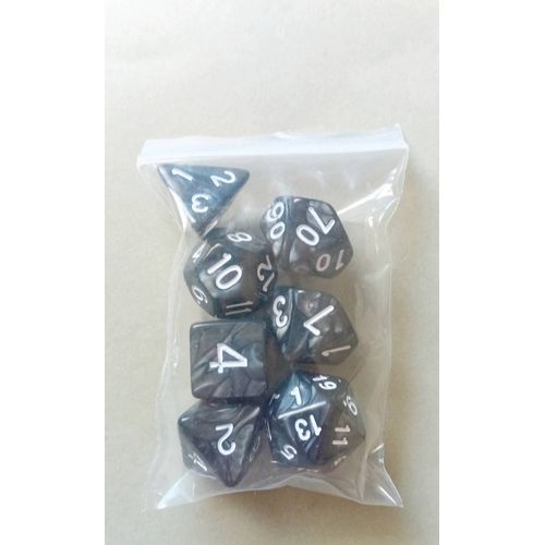 Ensemble De 7 Dès Multi Faces