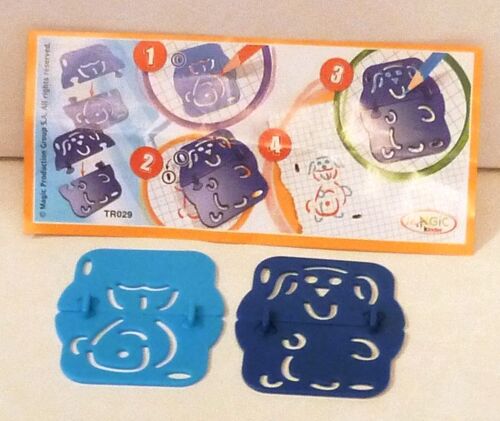 Kinder - Mixart - Tr029 - Pochoirs Bleus