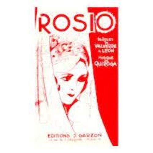 Rosio Paso Doble Accordéon. Edition Garzon