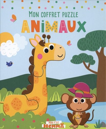 Mon Coffret Puzzle Animaux - Avec 5 Puzzle De 3 Pièces