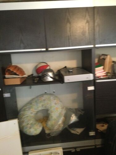 Meuble noir divisible en 3 éléments