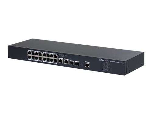 Dahua SG4020 - Commutateur - Géré - 18 x 10/100/1000 + 2 x Gigabit SFP - de bureau
