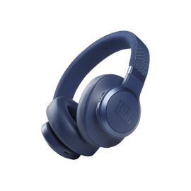 JBL LIVE 660NC - Écouteurs avec micro - circum-aural - Bluetooth - sans fil, filaire - Suppresseur de bruit actif - jack 3,5mm - bleu