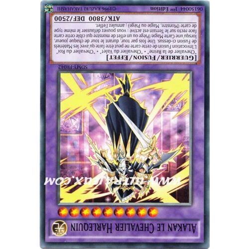 Yu Gi Oh Alakan Le Chevalier Harlequin Sdmy-Fr042