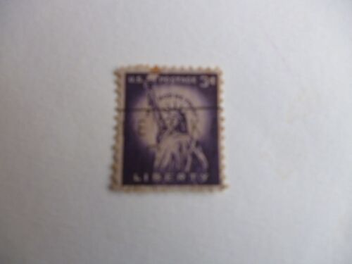 Timbre "Etats Unis :Liberty (Violet)".