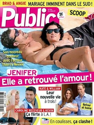 Public 00524 : Jenifer/Brad & Angie/Caroline Receveur/Shakira/Enora Malagré/Kristen Stewart