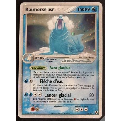 Pokemon Kaimorse Ex 89 / 92 Ex Créateurs De Légendes